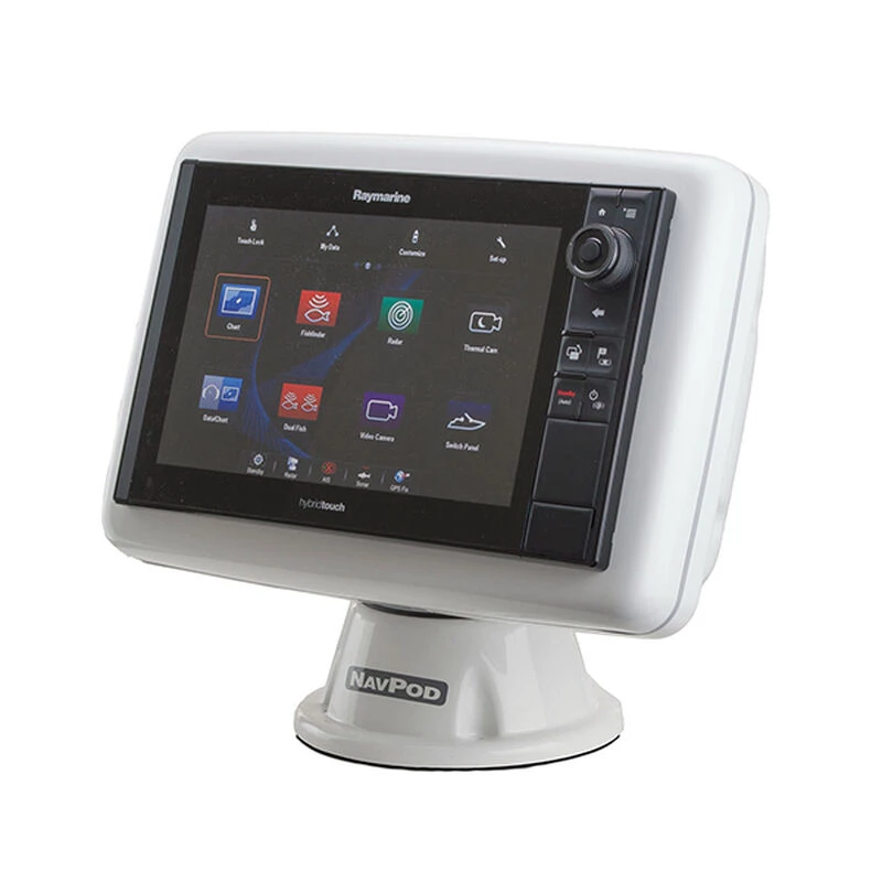 NAVPOD SailPod Precut for Raymarine eS127, eS128, for 12" Wide Guard 1 NAVPOD SailPod Precut for Raymarine eS127, eS128, for 12" Wide Guard