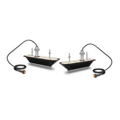 GARMIN GT30-THP Thru-Hull CHIRP ClearVu and SideVu Transducer Pair